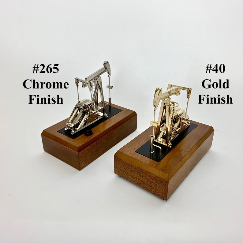 Gold Pump Jack Model Oilfield Gift Roughneck Executive oil and Etsy