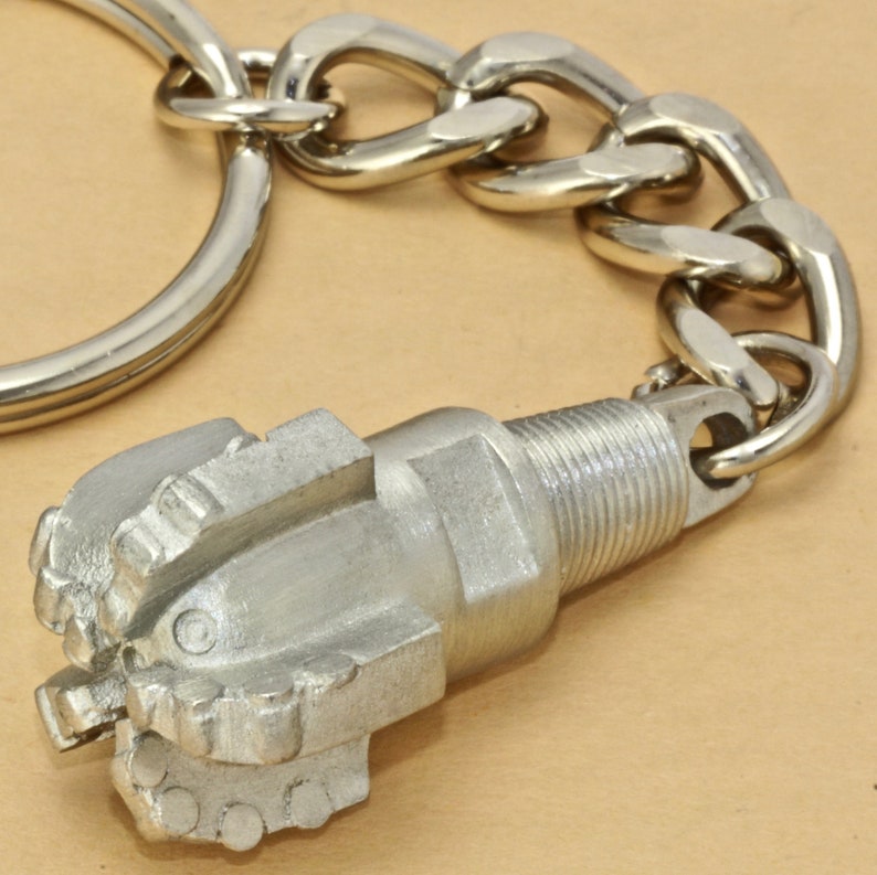 Oilfield PDC drill bit keychain roughneck gifts or oilfield Etsy