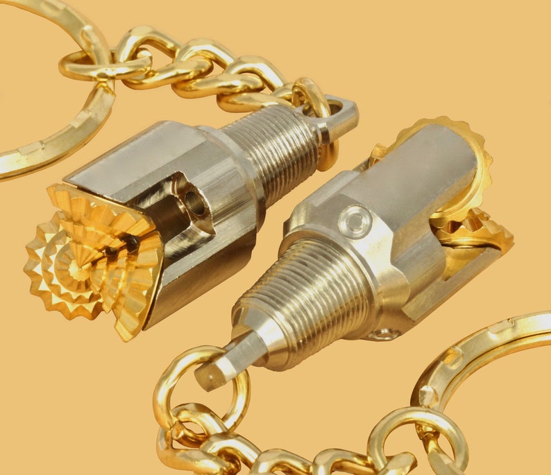 Oilfield drill bit keychain gift for roughnecks jewelry or Etsy
