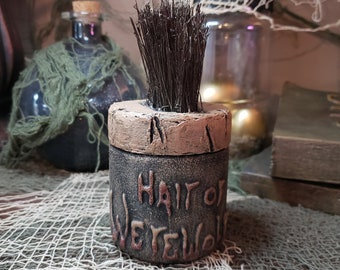 Hair of Werewolf - Halloween Jar - Witchy Things - Spells and Brews - Potion - Poison - Halloween Decoration