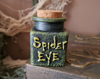Arsenic Cyanide Spells and Brews Creepy Halloween Bottle Poison Halloween Decoration Witch Decor Strychnine The Toxic Three