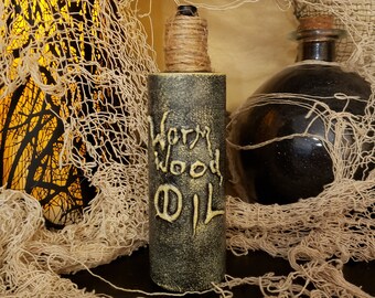 Arsenic Cyanide Spells and Brews Creepy Halloween Bottle Poison Halloween Decoration Witch Decor Strychnine The Toxic Three