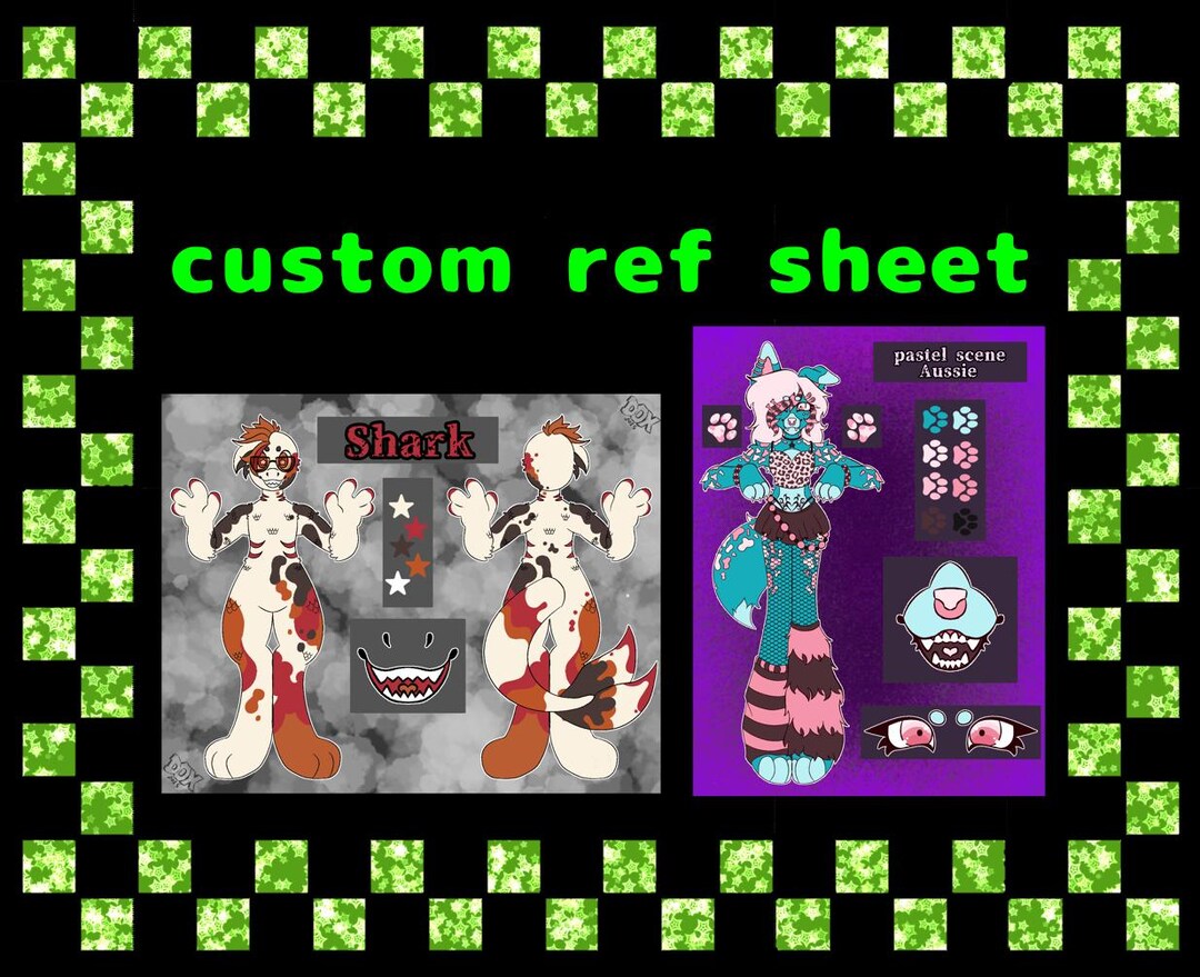 Custom Ref Sheet - Etsy