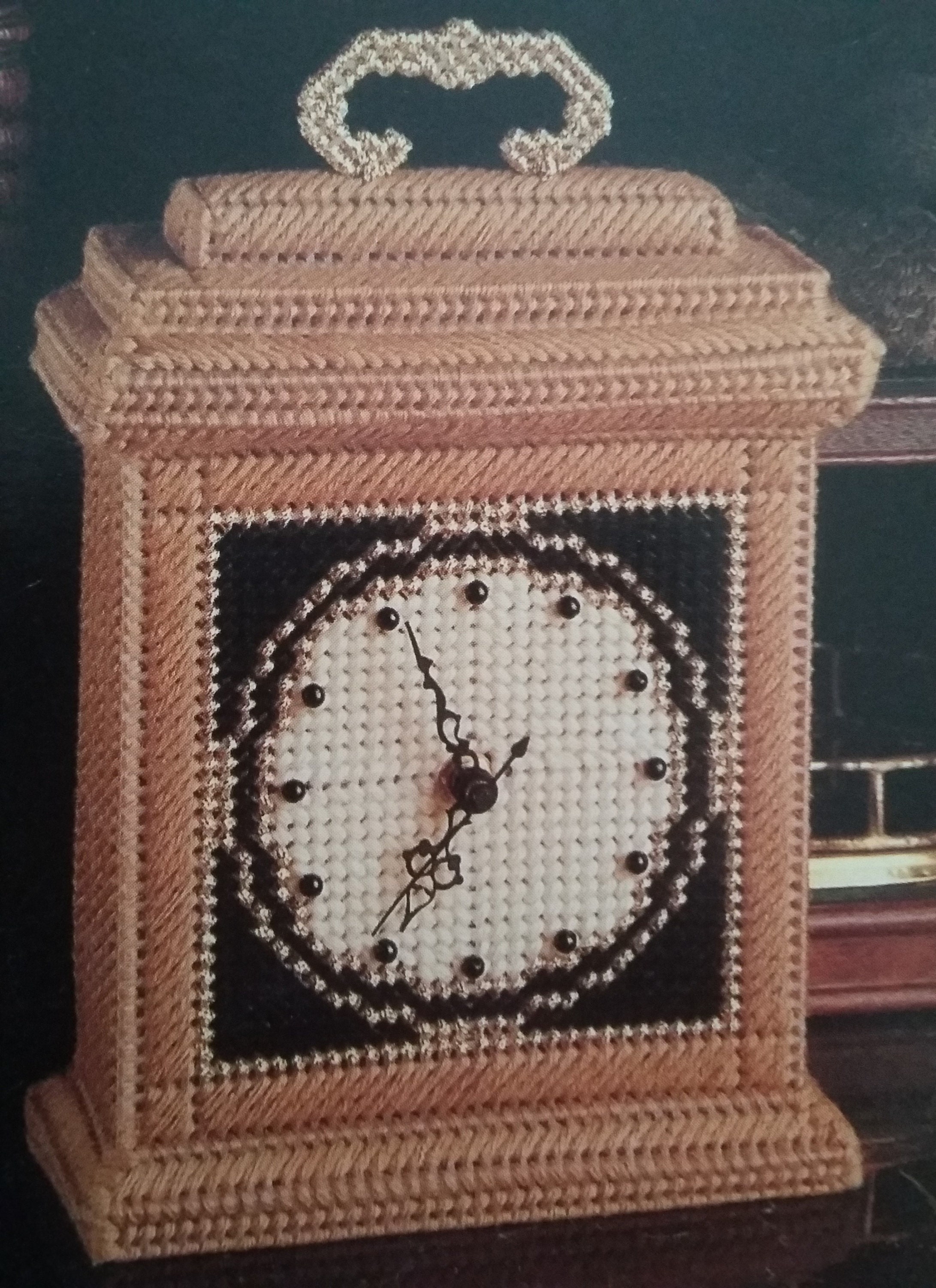 Plastic Canvas Clocks Four Designs Plastic Canvas Patterns Etsy