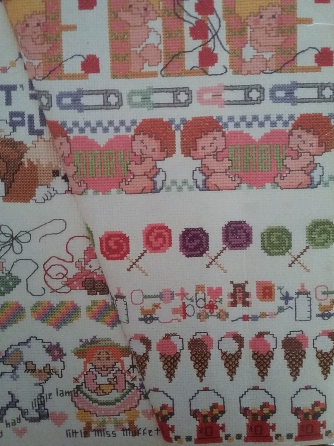 Baby Borders Vintage Counted Cross Stitch Patterns 33 Designs Etsy