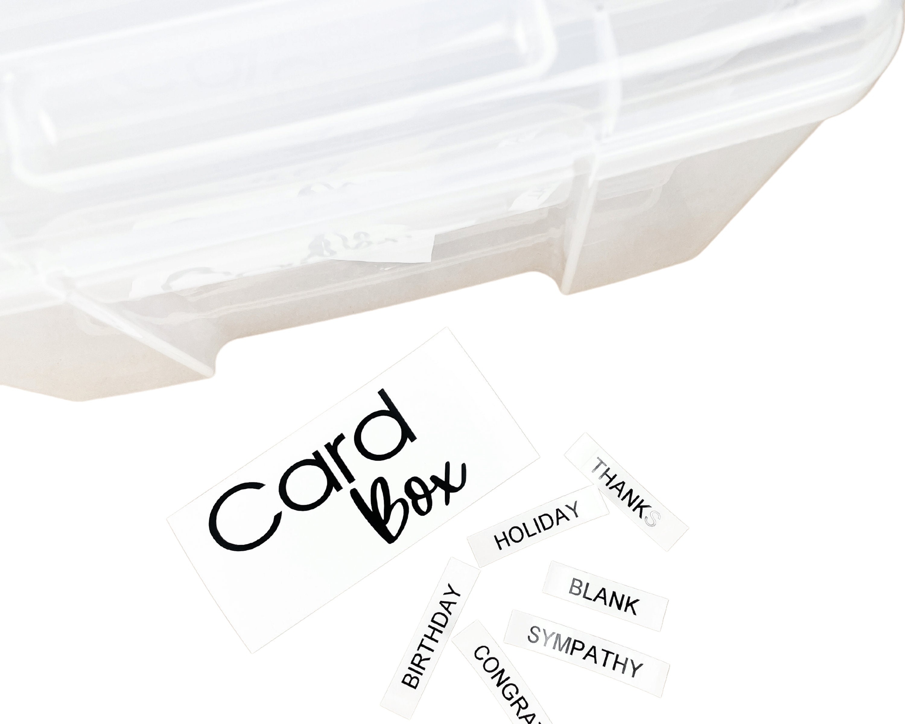 Greeting Card Box Labels Etsy