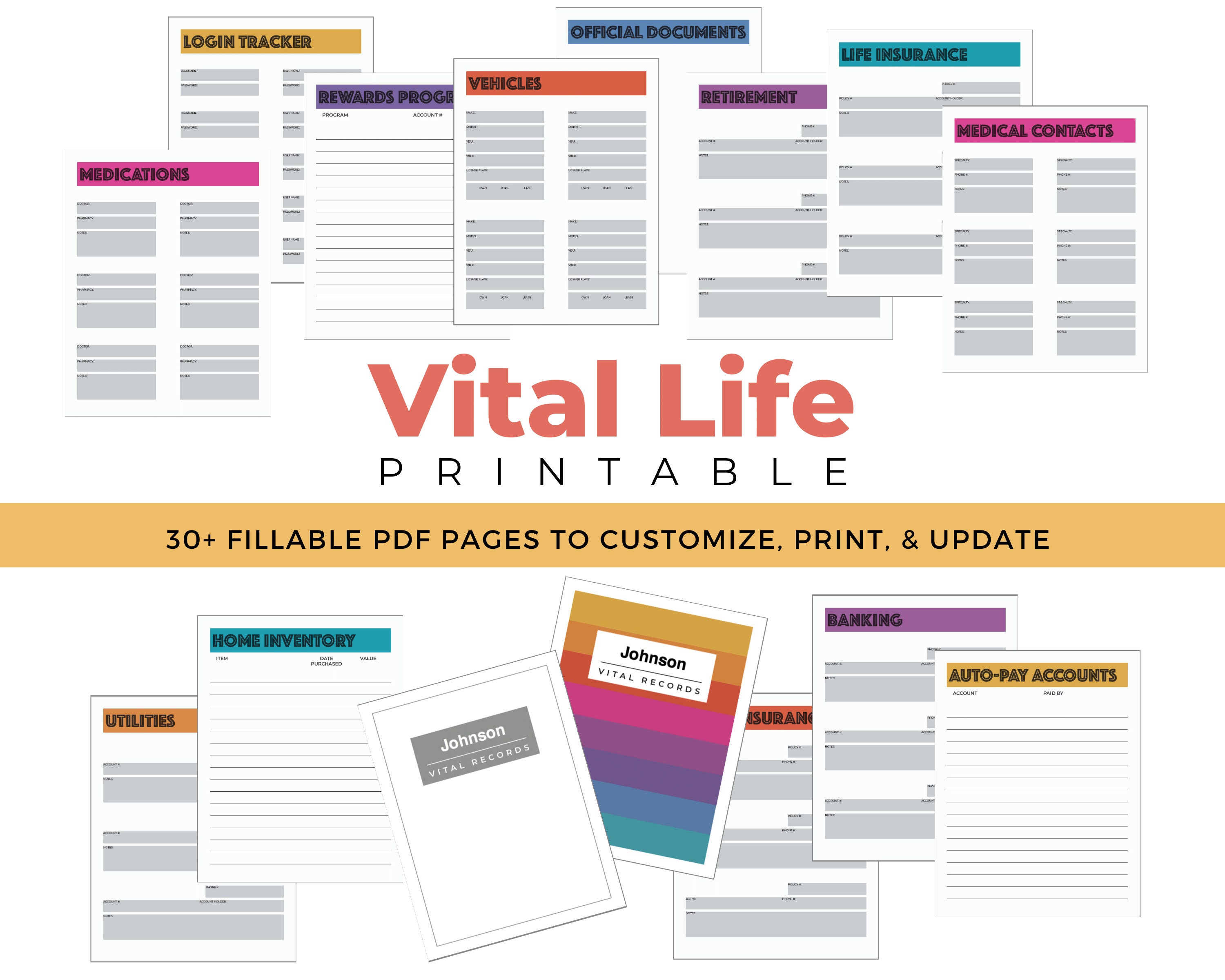 Vital Life Printable digital Download - Etsy Singapore