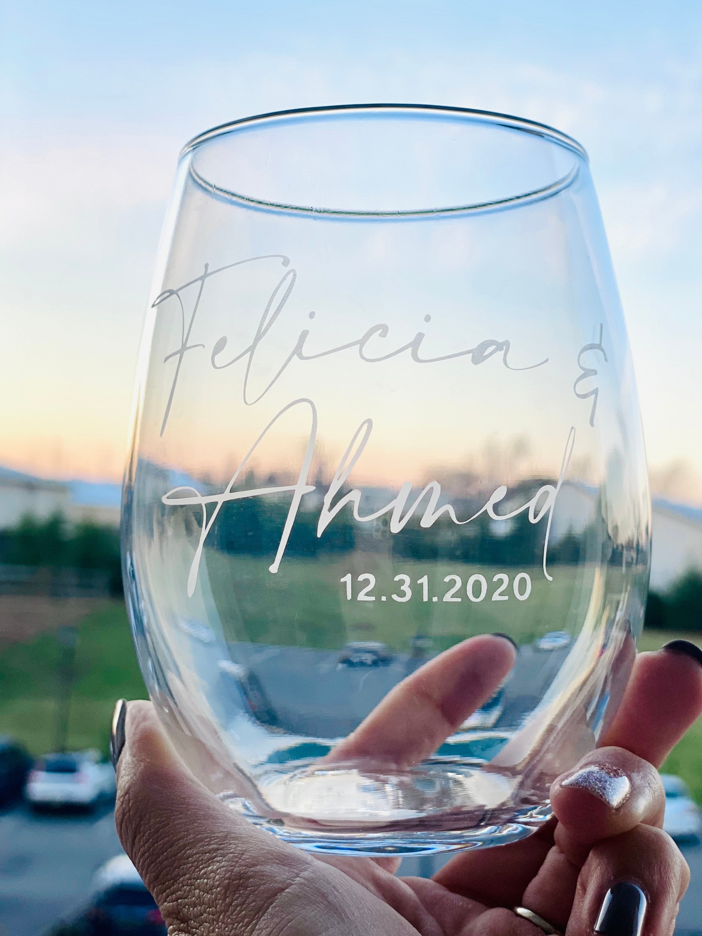 Customizable Engraved Wine Glass Shot Glass Personalized Cup Dishwasher Safe Engraved Housewarming Gift Home Decor Barware Gifts For Her Him