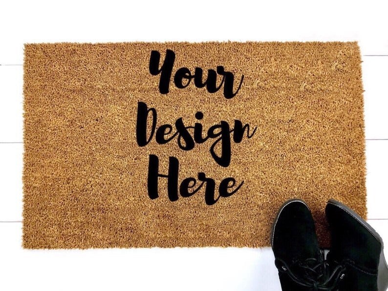 Custom Coir Doormat Personalized Mat Customized Coir Door Etsy