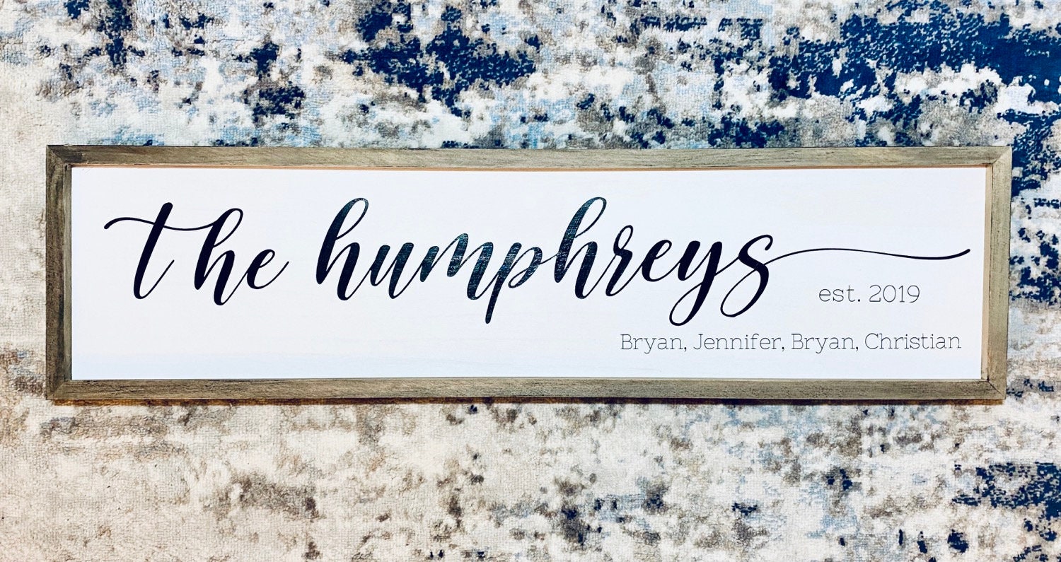 3D Laser Cut Personalized Family Name Sign Wooden Farmhouse Signage New Home Housewarming Gift Realtor Closing Gifts Homeowner Wedding Gift