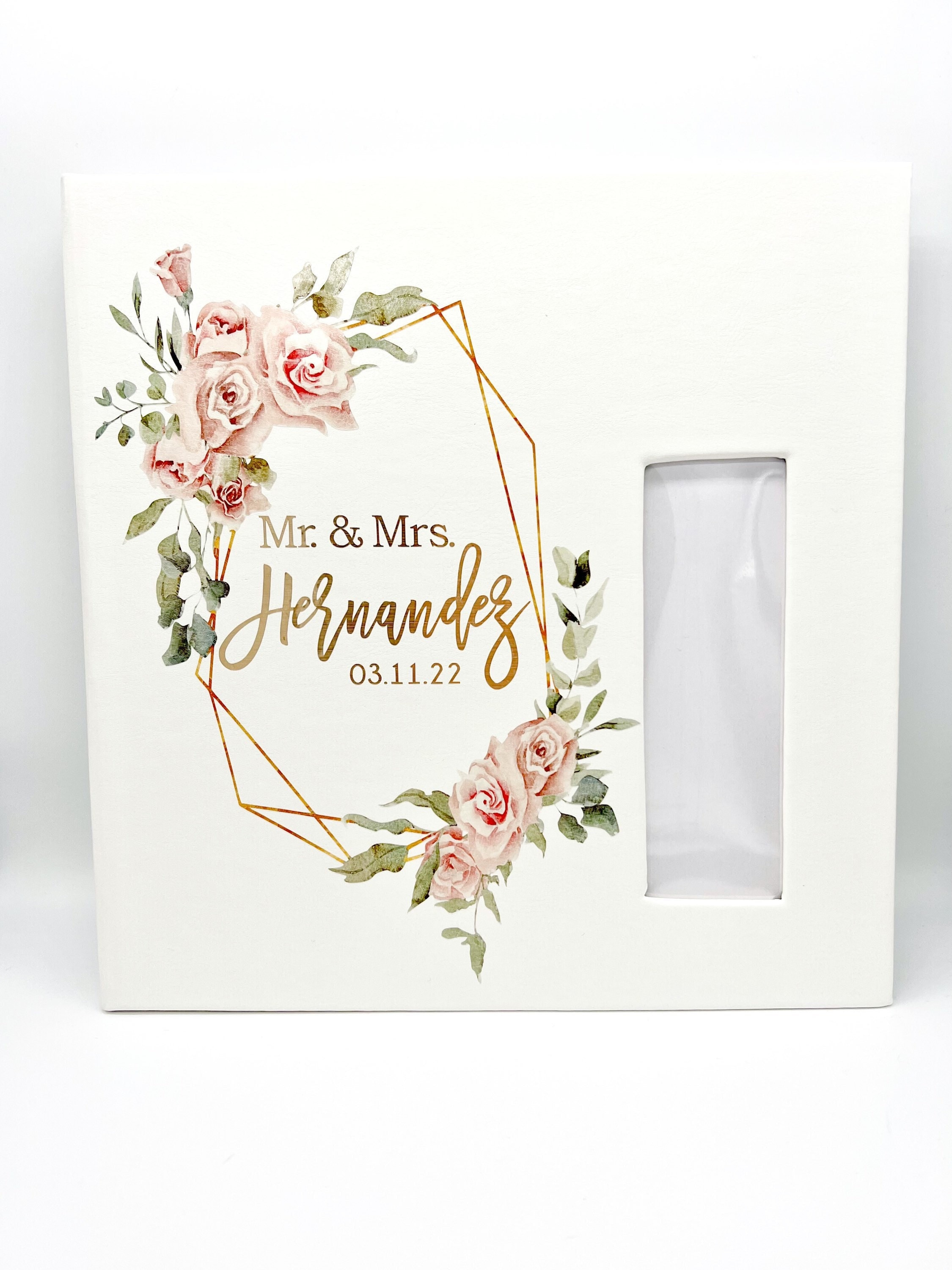 Boho Floral Custom Photobooth Scrapbook Greenery Personalized Photo Booth Guestbook 2x6 Inch Photo Strip Inserts Wedding Guest Memory Book
