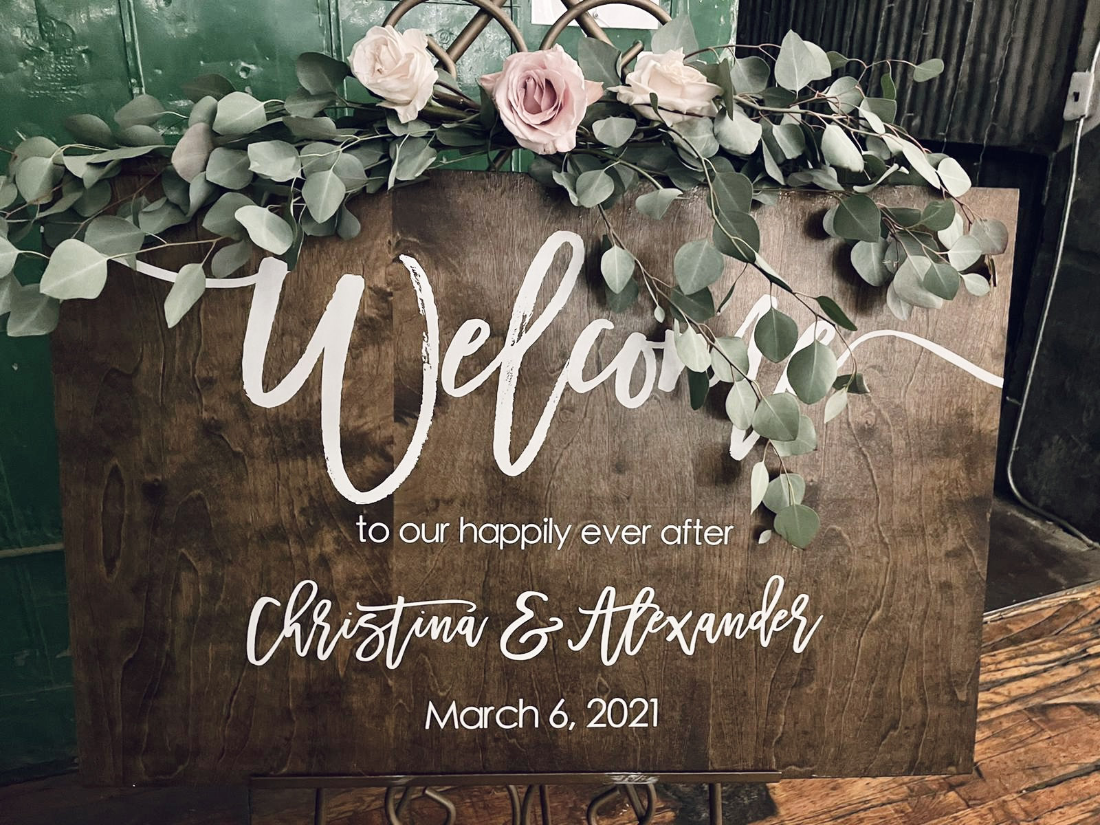 3D Laser Cut Rustic Wedding Welcome Sign Wooden Baby Shower Signage Lasercut Laser Engraved 24x36 Personalized Happily Ever After