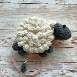 Crochet Sheep Pattern for novelty tape measure