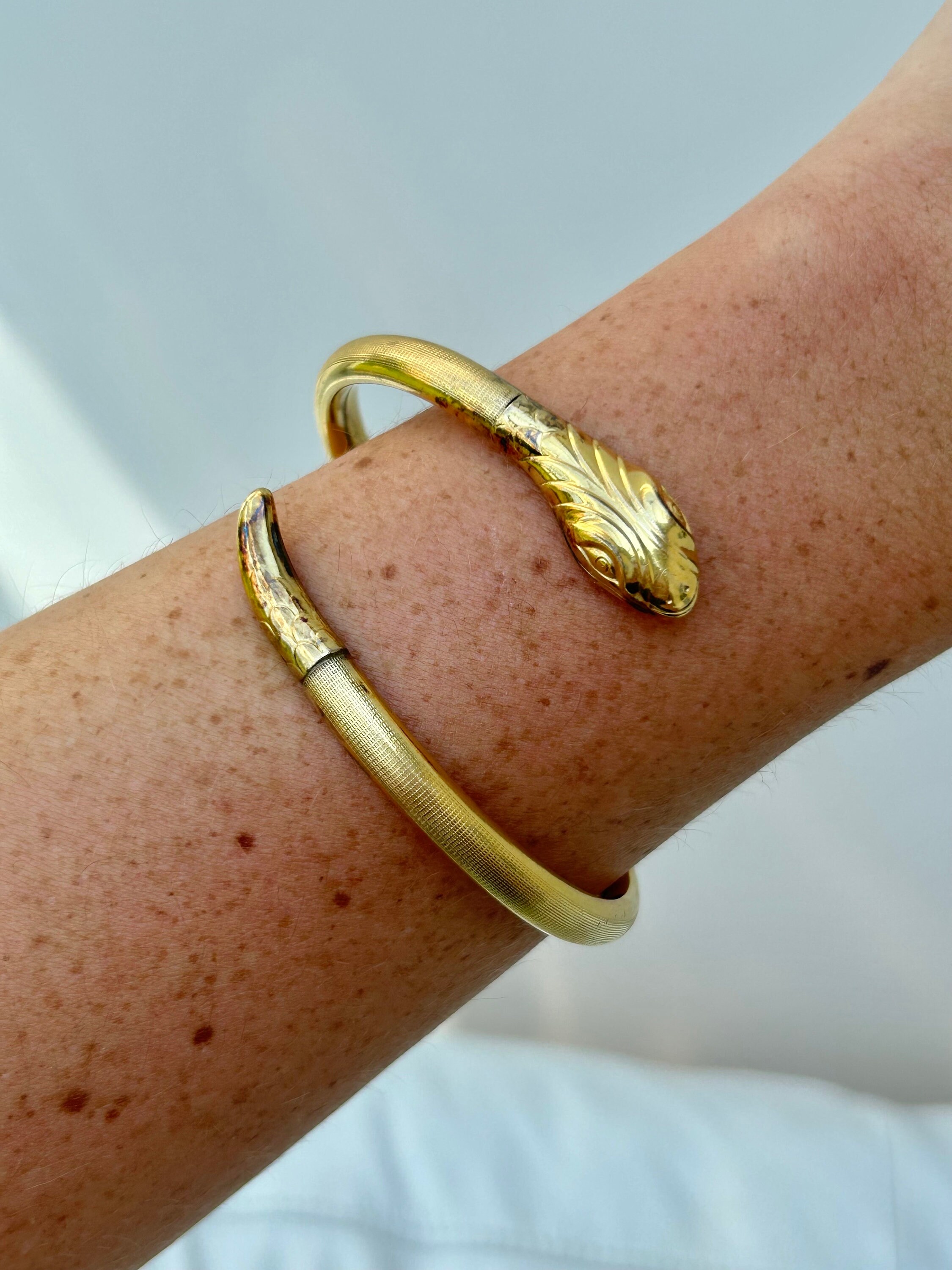 SOLD** Antique snake bracelet – Sperlich Jewelry