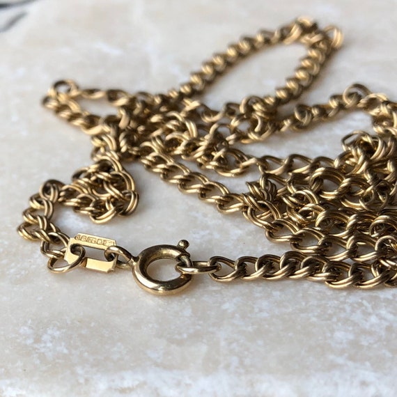 Vintage 9 Carat Gold Chain Necklace 