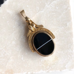 Victorian Banded Agate and Bloodstone Swivel Fob