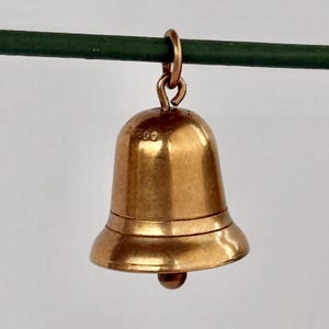 Vintage 9 Carat Gold Bell Pendant/Charm