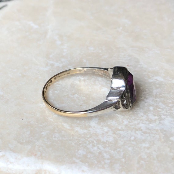 Antique Art Deco Paste Ring Gem