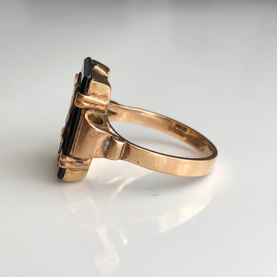 9 carat gold onyx ring discount