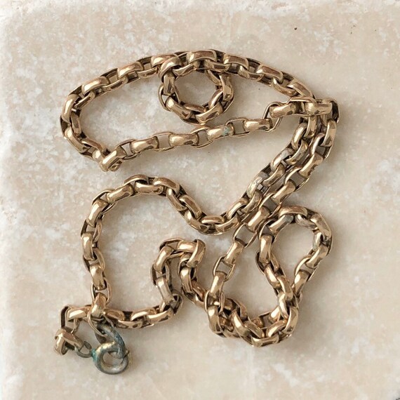 Vintage 9 Carat Gold Chain Necklace 