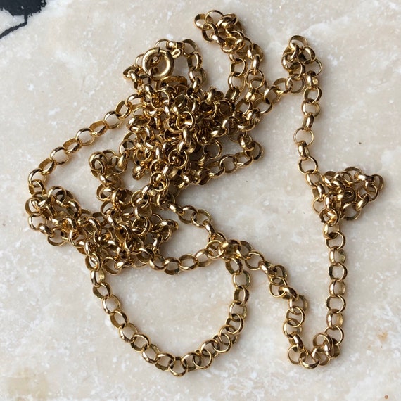 Vintage 9 Carat Gold Belcher Chain 