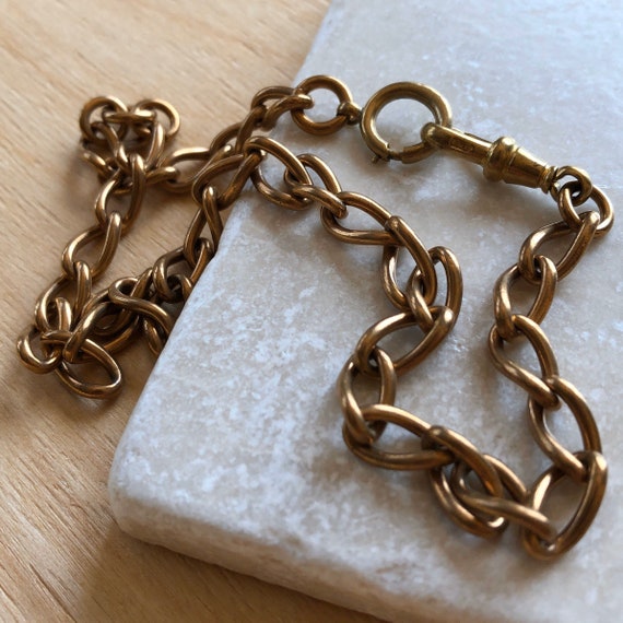 Antique Watch Chain Necklace of 15ct Gold - Trademark Antiques
