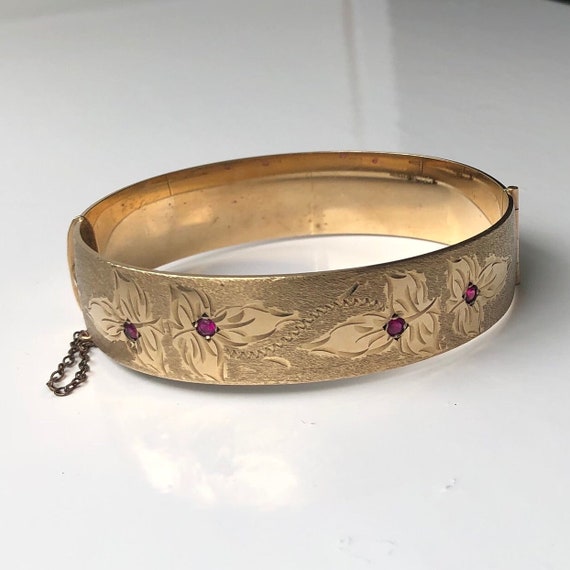 Antique cheap ruby bracelet