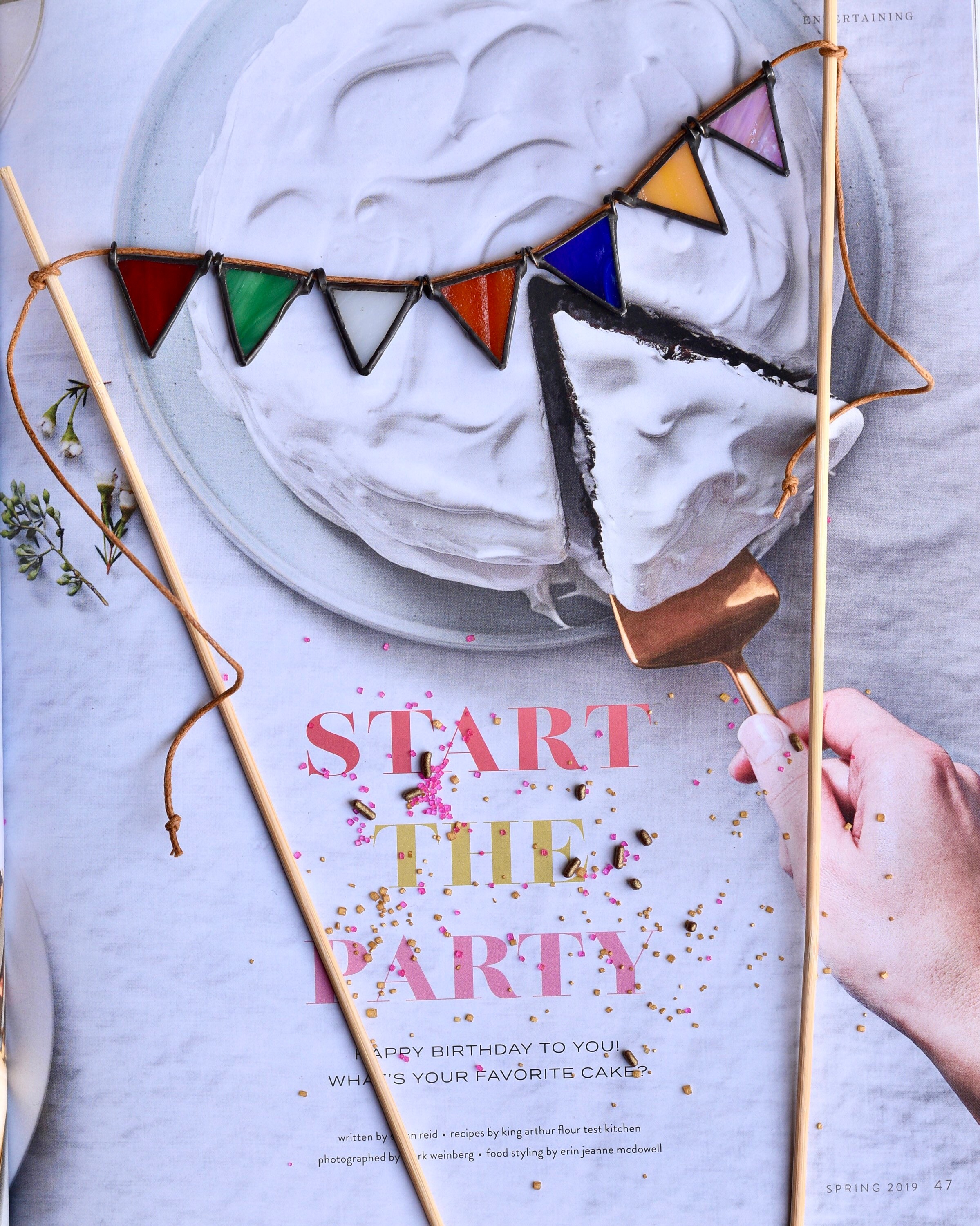 Kuchen Bunting Glasmalerei Kuchen Bunting Cake Topper | Etsy