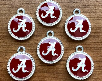 /" ALABAMA university CRIMSON TIDE /" LIFETILES PENDENT CHARM JEWELRY TILE NEW