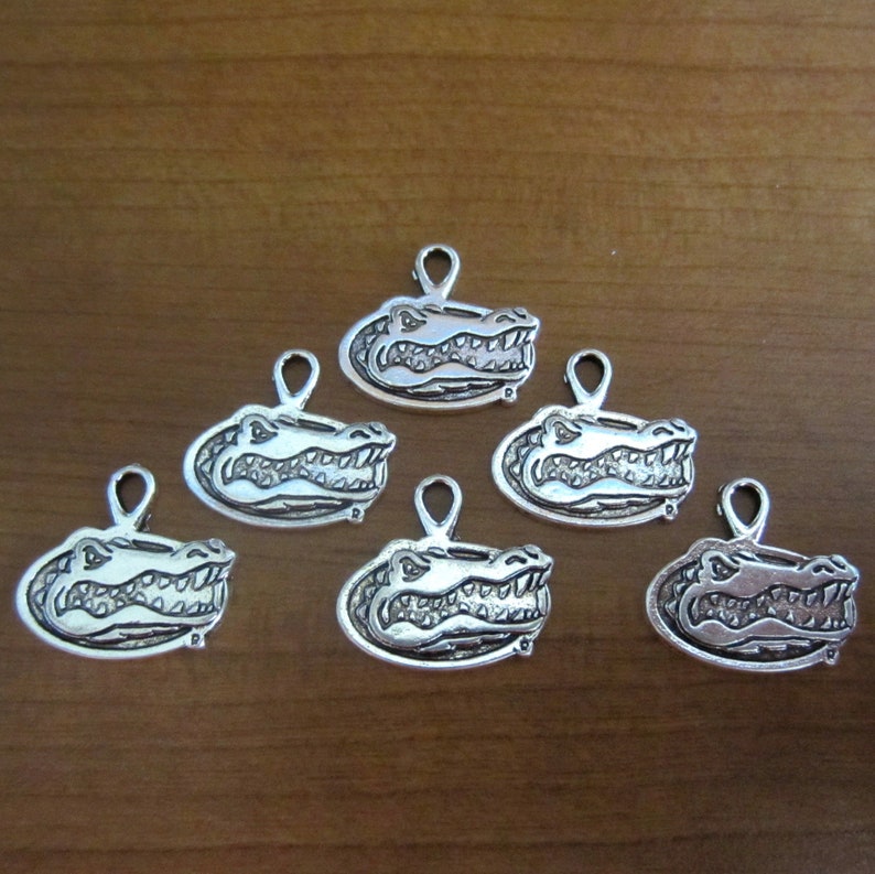 College Jewelry Alabama Crimson Tide Charm 3//4 Antique Finish Sterling Silver Logo
