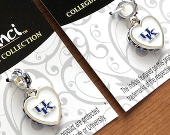 Earings and Necklace Gift Bundle NCAA Swirl Heart Collection Stainless Steel Keychain Earings and Necklace Gift Bundle NCAA Swirl Heart Collection Stainless Steel Keychain