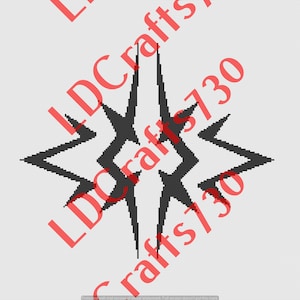 Blaiddyd Crest Cross Stitch Pattern Fire Emblem Three Houses