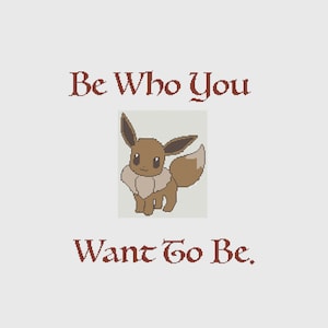 Patrón De Punto De Cruz Eevee