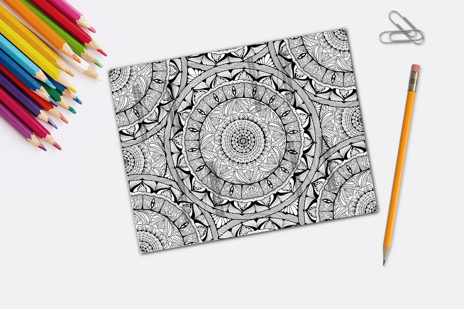 Mandala Coloring Pages - Etsy