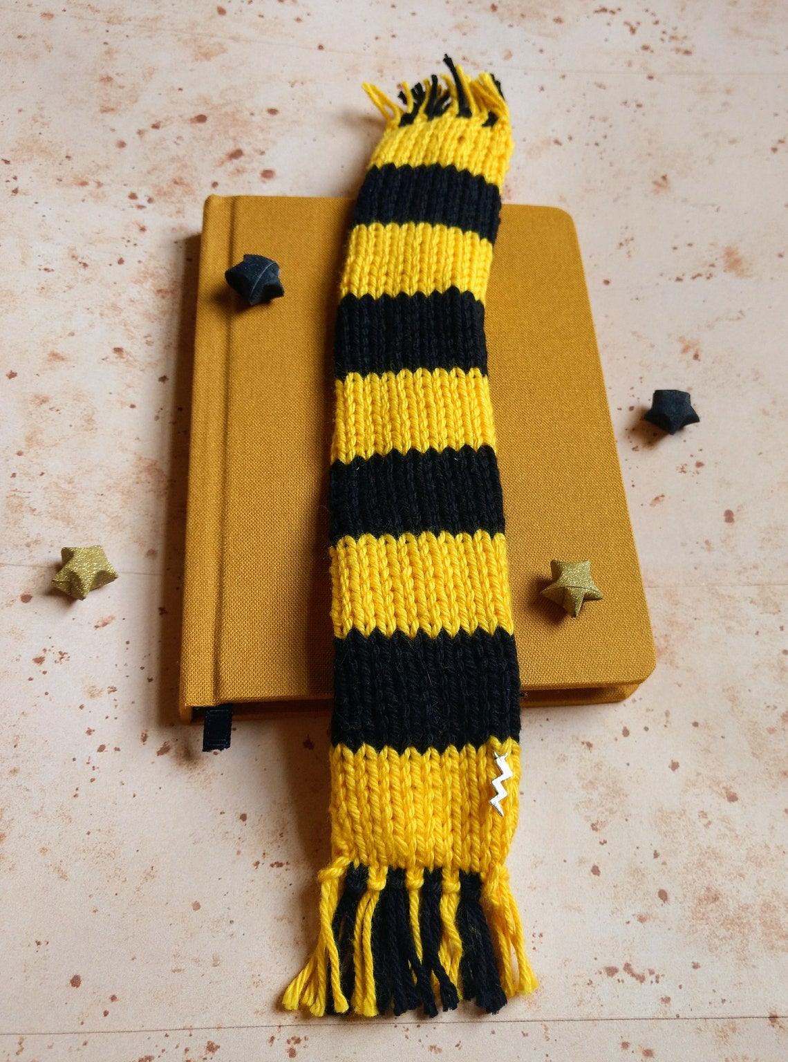 harry potter scarf bookmark knitting pattern