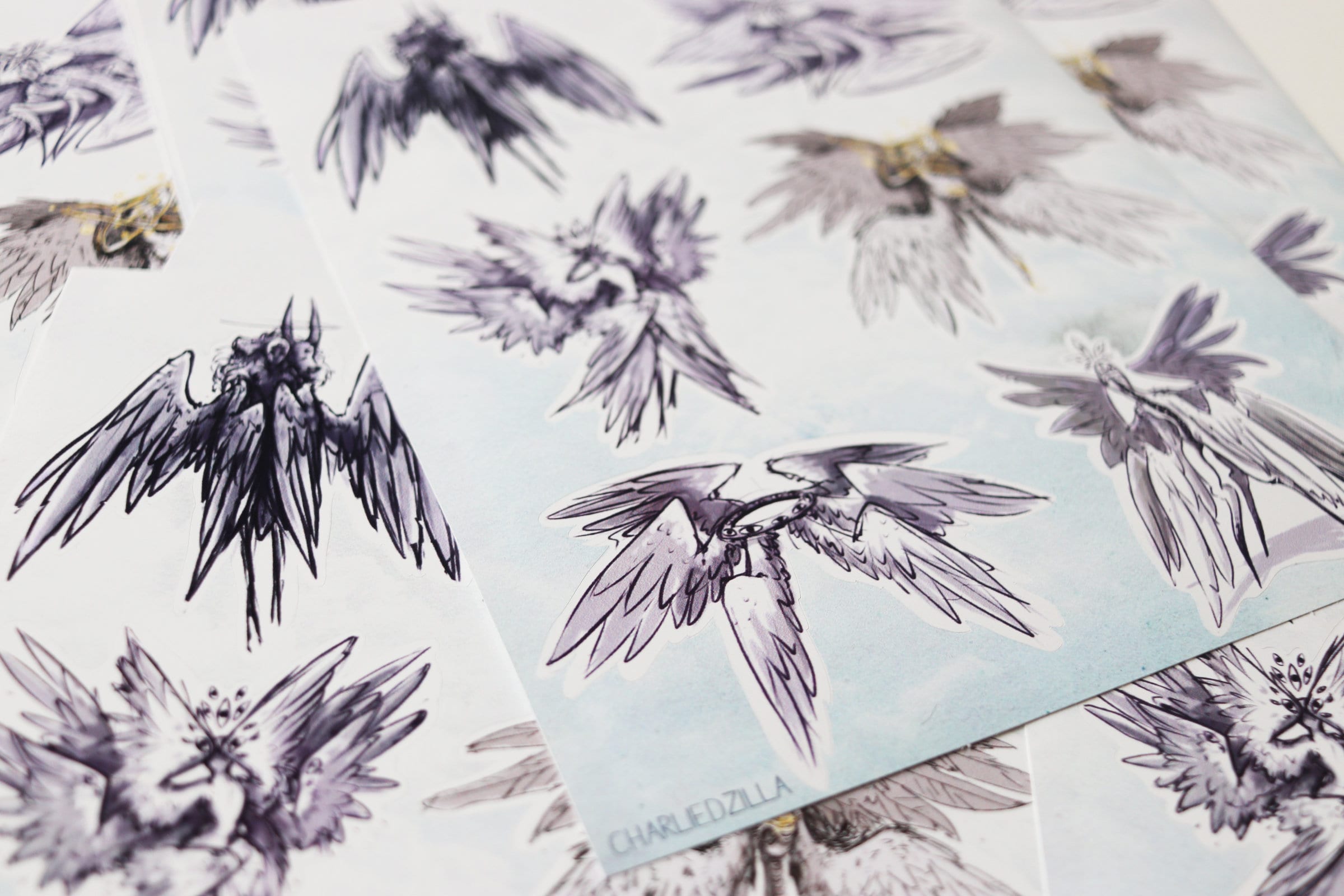 Sticker Sheet: Biblically Accurate Angels I Vinyl Waterproof - Etsy