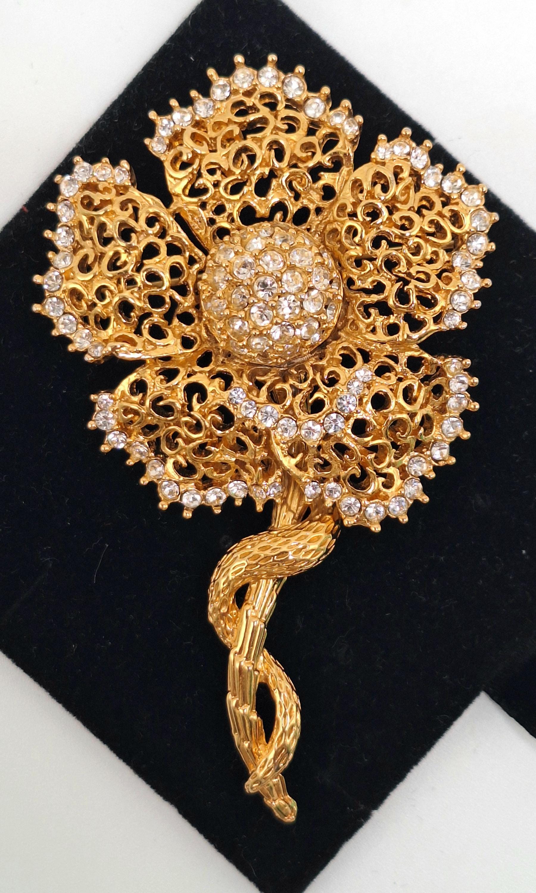 Vintage D Orlan Brooch - Etsy