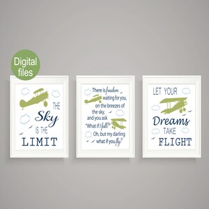 airplane wall decor airplane nursery baby boy nursery baby boy airplane nursery wall art aviation art airplane nursery what if I fall print