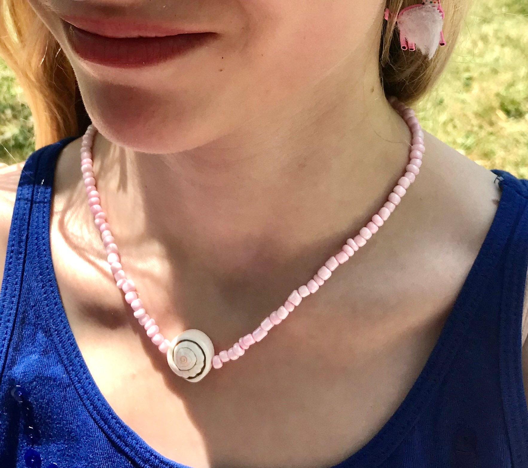 Seashell Necklace for Women VSCO Necklace VSCO Girl Jewelry Etsy
