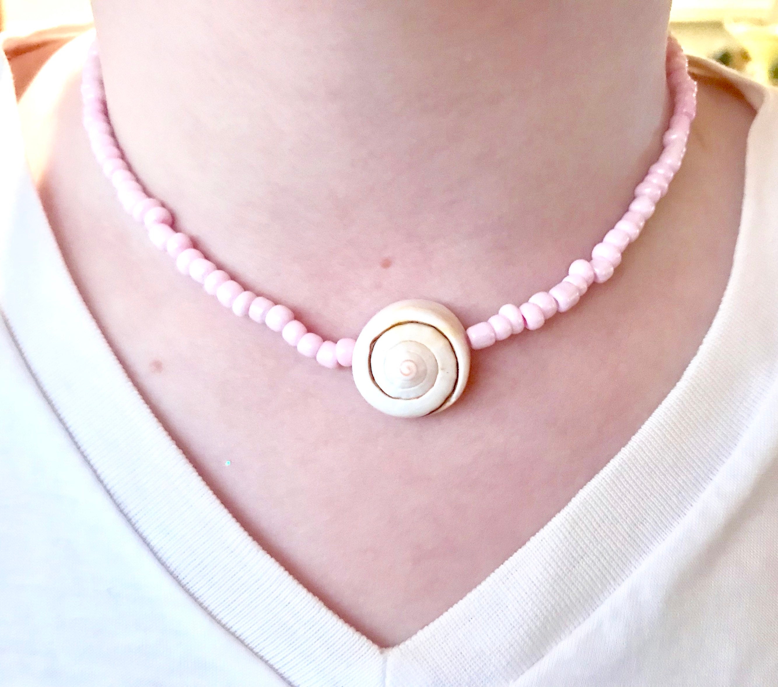 Seashell Necklace for Women VSCO Necklace VSCO Girl Jewelry Etsy