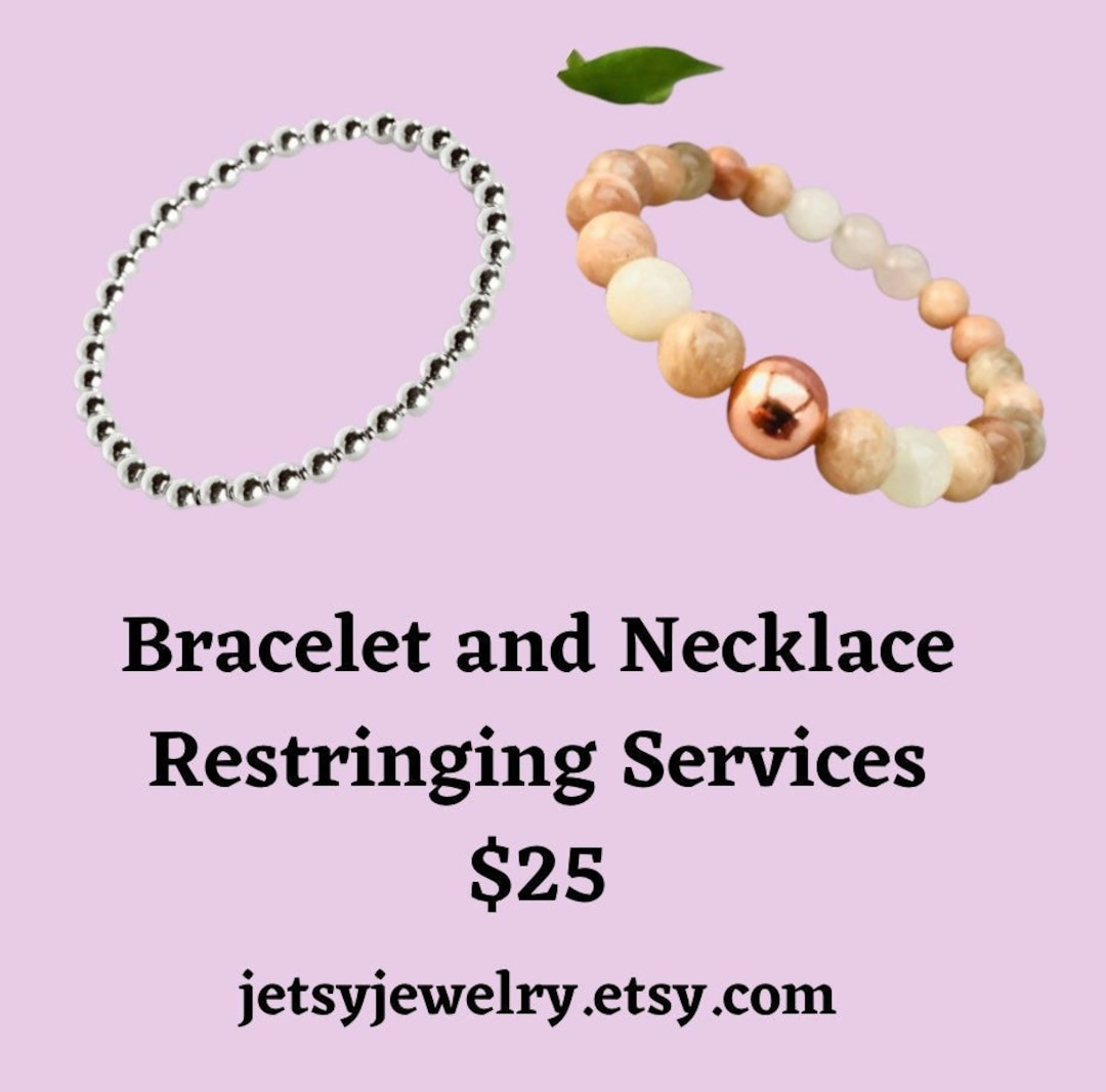 Jewelry Repair Services, Restring Bracelet, Necklace Repair, Bracelet
