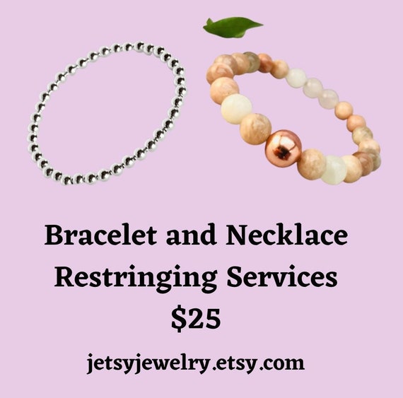 Bead restringing service sale