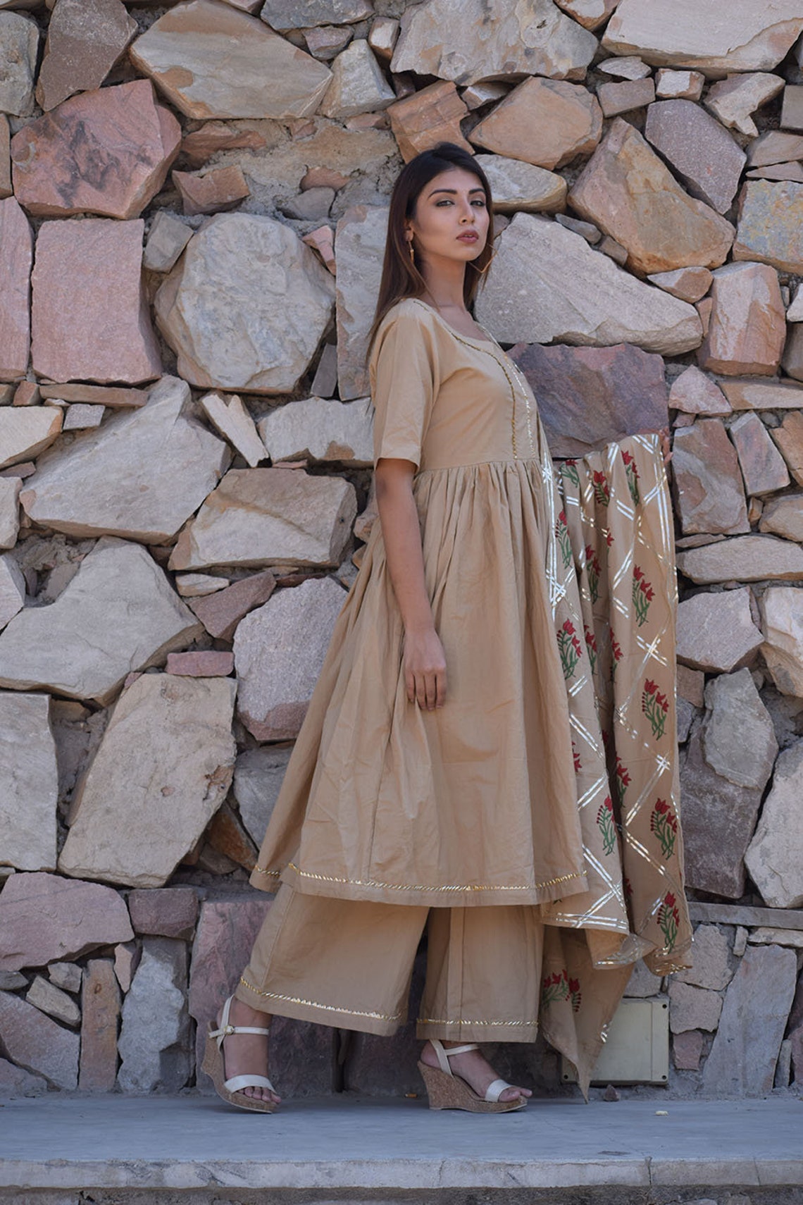 gher wala plazo kurti