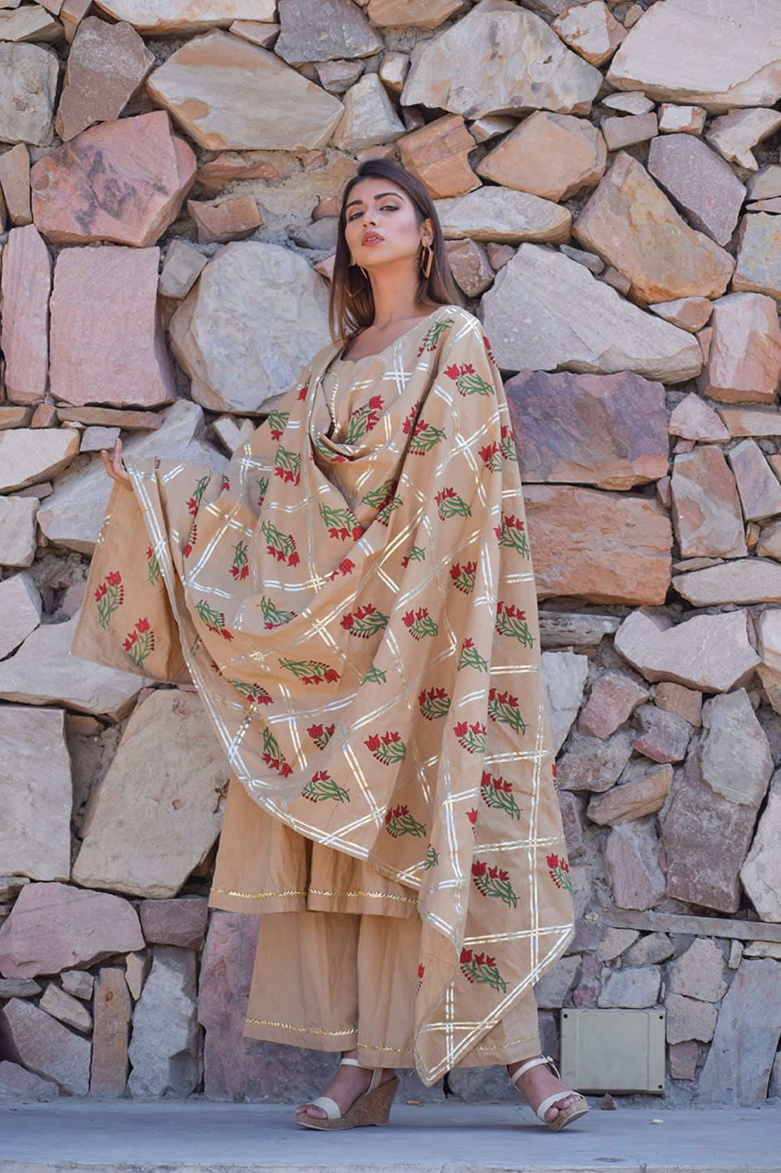 gher wala plazo kurti