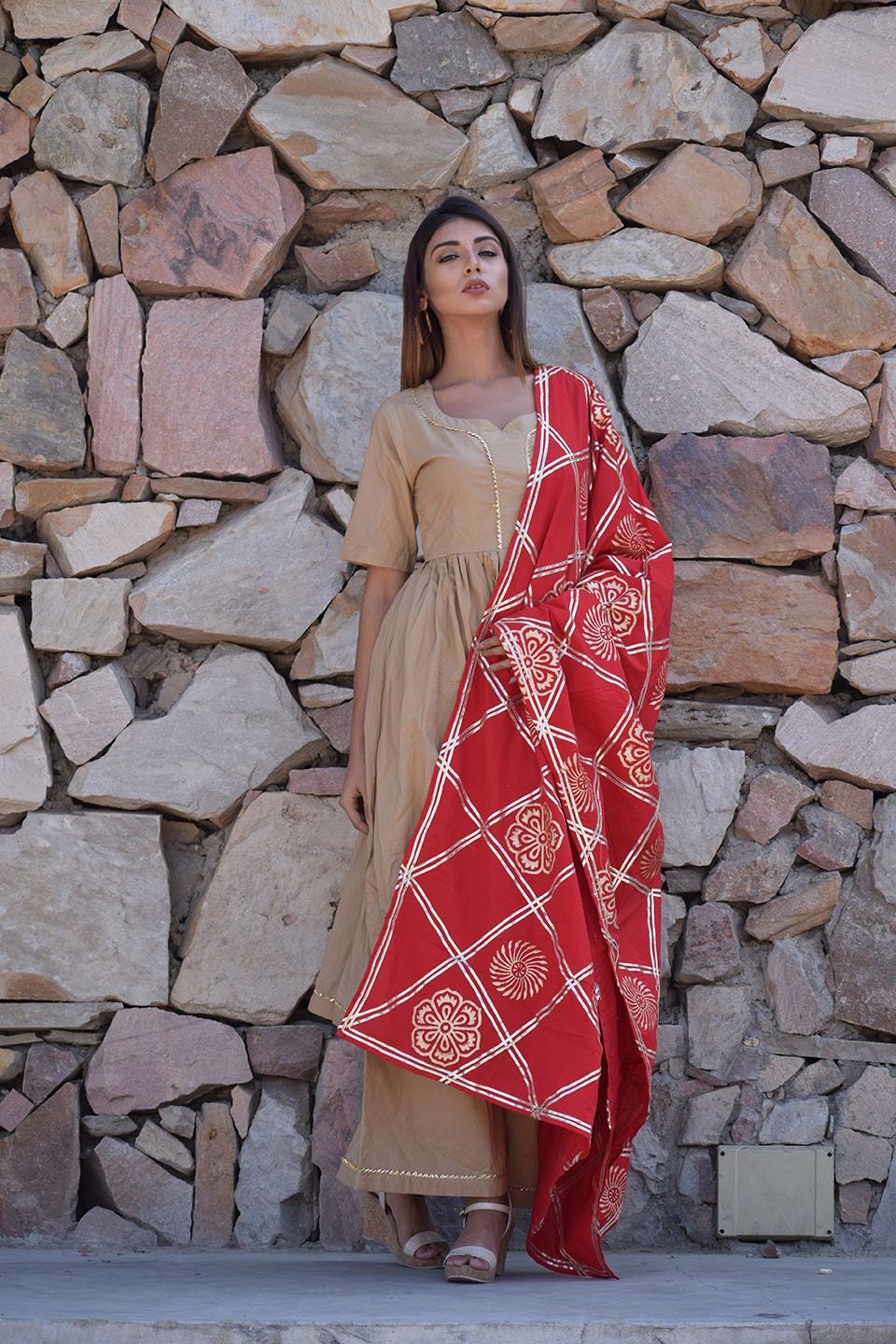 gher wala plazo kurti