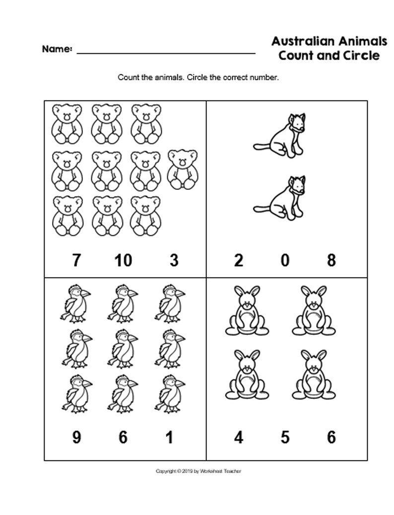 10 australian animals preschool curriculum activities etsy