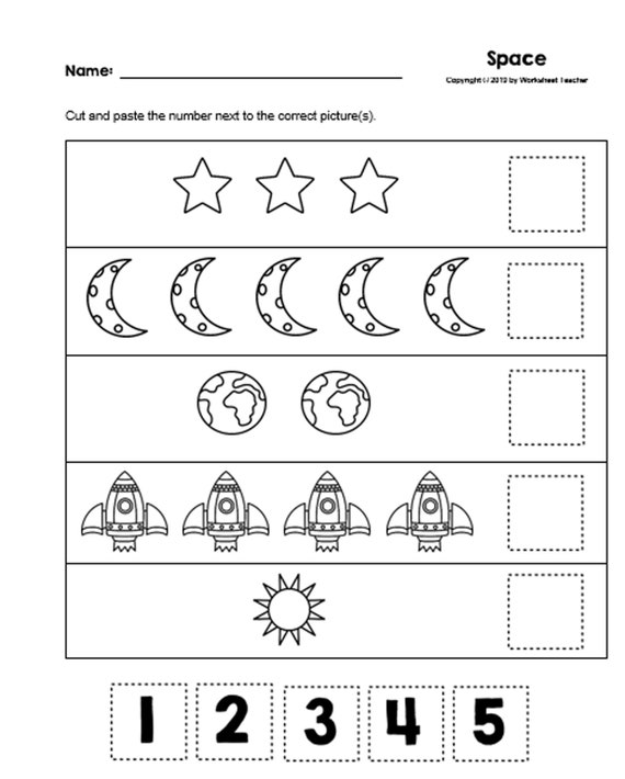 10 The Solar System Preschool Curriculum Activities Preschool Bw Worksheets Pdf Digital Download