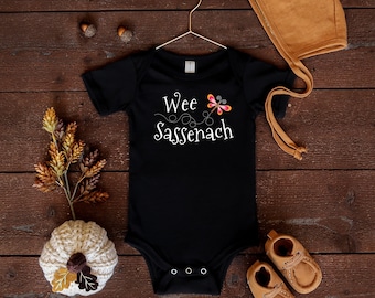 Wee Sassenach Baby Onesie: Soft Cotton Bodysuit, Outlander Fan Gift