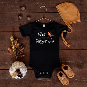 Wee Sassenach Onesie in 4 Colours 0-24 months, Baby Girl Clothing, Toddler, Infant Bodysuit, Merch