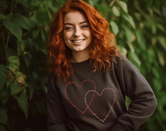 Blood of my Blood Hearts Sweatshirt, Celtic Wedding Vow, Outlander Gift